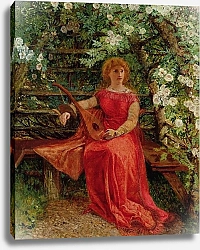 Постер Скотт Уильям Белл Fair Rosamund in her Bower