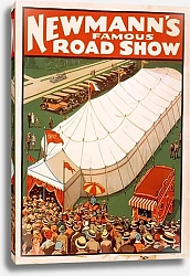 Постер Дональдсон Лит. Ко Newmann Famous Road Show