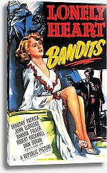 Постер Film Noir Poster - Lonely Heart Bandits