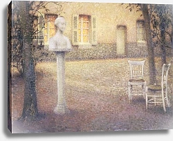 Постер Сиданер Анри The Bust in the Garden at Twilight; Le Buste dans le Jardin au Crespuscule,