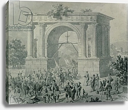 Постер Таунай Николя The entrance of French troops to A'Osta in May 1800