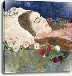 Постер Климт Густав (Gustav Klimt) Miss Ria Munk on her Deathbed; Fraulein Ria Munk auf dem Totenbett, c.1910