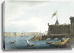 Постер Галактионов Степан Вид на Неву со стороны Петропавловской крепости. 1821