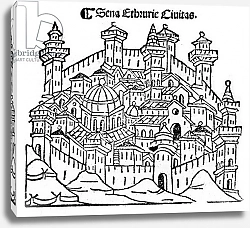 Постер Форести Джакомо View of Siena, from 'Supplementum chronicarum', edition published in 1490