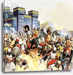 Постер МакКоннел Джеймс Zopyrus attacking the Persians outside the walls of Babylon