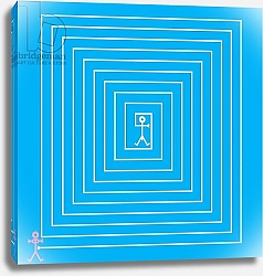 Постер ЗисИзНотМи (совр) Male Maze Icon, 2006