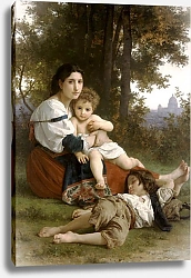 Постер Бугеро Вильям (Adolphe-William Bouguereau) Отдых 2