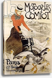 Постер Стейнлен Теофиль An advertising poster for 'Motorcycles Comiot', 1899