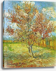 Постер Ван Гог Винсент (Vincent Van Gogh) Розовый персик в цвету (реминисценции по Мауве)