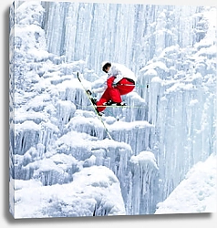 Постер Прыжок над ледопадом