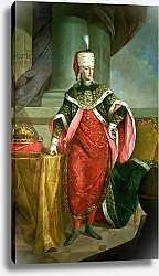 Постер Школа: Австрийская 18в. Emperor Francis I Holy Roman Emperor, wearing the official robes of the Order of St. Stephan