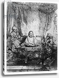 Постер Рембрандт (Rembrandt) Supper at Emmaus, 1654 2