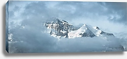Постер Швейцарские Альпы в облаках