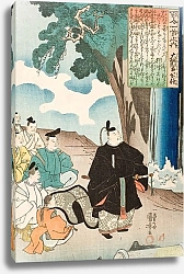 Постер Куниеси Утагава Poem by Dainagon Kintō