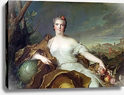 Постер Натье Жан-Марк Louise-Elisabeth de France, as the element of Earth. 1750-1