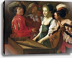 Постер Брюген Хендрик Concert, 1626