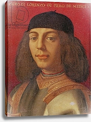 Постер Бронзино Анджело Portrait of Piero di Lorenzo de Medici