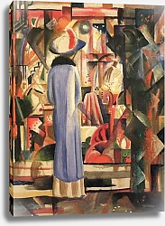 Постер Макке Огюст (Auguste Maquet) Большая освещенная витрина