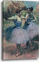Постер Дега Эдгар (Edgar Degas) Dancers in Violet