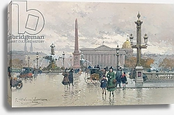 Постер Гальен-Лалу Эжен Place de la Concorde 1