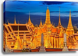 Постер Золотой храм в Бангкоке, Таиланд