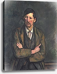 Постер Сезанн Поль (Paul Cezanne) Man with Crossed Arms, c.1899
