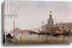 Постер Кук Эдвард The Dogana di Mare with San Giorgio Maggiore Beyond, 1863