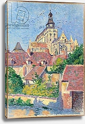 Постер Люс Максимильен Gisors Cathedral, view from Fosse aux Tanneurs, 1897