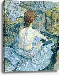 Постер Тулуз-Лотрек Анри (Henri Toulouse-Lautrec) Woman at her Toilet, 1896