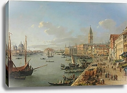 Постер Роберти Роберто A View Of Venice With The Doge’s Palace, Saint Mark’s Campanile And Santa Maria Della Salute