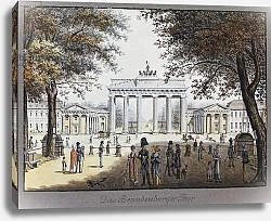 Постер Калау Ф. А. (акв) The Brandenburg Gate, Berlin
