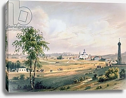 Постер Школа: Французская 19в. View of Borodino, the location of the decisive Battle, printed by J. Jacottet, published by Lemercier, Paris, 1830s