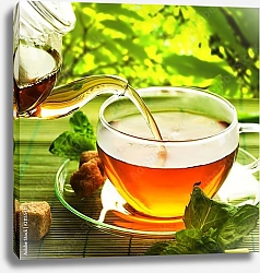 Постер Чайник травяного чая
