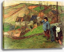 Постер Гоген Поль (Paul Gauguin) Бретонский пастух