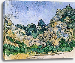 Постер Ван Гог Винсент (Vincent Van Gogh) The Alpilles, 1889