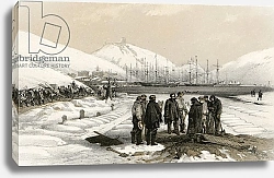 Постер Симпсон Вильям Graves at the head of the harbour in Balaklava
