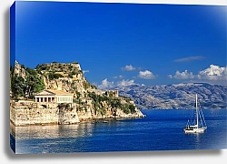 Постер Остров Корфу. Греция