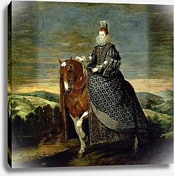 Постер Веласкес Диего (DiegoVelazquez) Portrait of Queen Margaret of Austria 1629-35