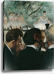 Постер Дега Эдгар (Edgar Degas) Музыканты оркестра