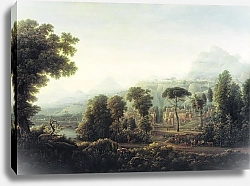 Постер Матвеев Федор Вид Сицилии. Горы. 1811