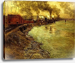 Постер Фалоу Фритц Freight Train, Dusk,