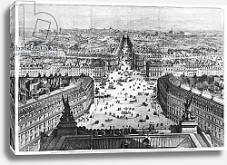 Постер Дерой Август Improvements to Paris, opening of Avenue Napoleon after the building of the Butte des Moulins, 1877