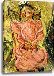 Постер Сутин Хаим Girl in Pink, 1925