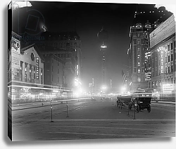 Постер Неизвестен Times Square at night, New York, N.Y., c.1900-15