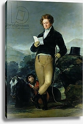 Постер Гойя Франсиско (Francisco de Goya) Portrait of Don Francisco de Borja Tellez Giron c.1816