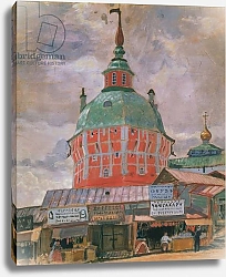 Постер Кустодиев Борис View of Trinity Lavra of St. Sergius, 1912