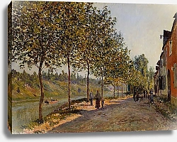 Постер Сислей Альфред (Alfred Sisley) Июньское утро в Сен-Мамес
