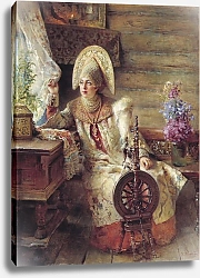 Постер Маковский Константин Боярышня у окна