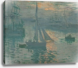 Постер Моне Клод (Claude Monet) Sunrise, 1873