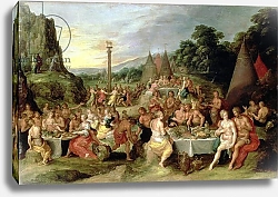Постер Франкен Франс II The Worship of the Golden Calf, c.1630-35